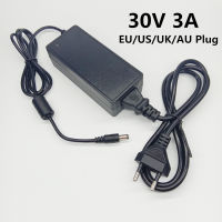 【Big savings】 อะแดปเตอร์สำหรับจ่ายไฟสลับ30 V 3A 30V3A Ac Dc,ตัวแปลงอะแดปเตอร์ไฟฟ้าอเนกประสงค์30โวลต์ปลั๊กแบบ UK AU