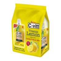[พร้อมส่ง!!!] ซีวิท เยลลี่คาราจีแนนผสมวิตามินซี รสเลมอน 150 กรัม x 4 ซองC-vitt Jelly Vitamin Lemon 150g x 4 Pouches