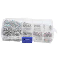 405 Pcs Auto Air Conditioning A/C Valve Core R134 Remover Assortment Kit for