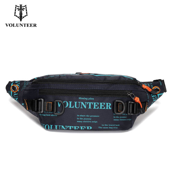 RFB Y5131 Men's Chest Bag, Crossbody Bag Belt Bag 3in1 Purpose Bag for