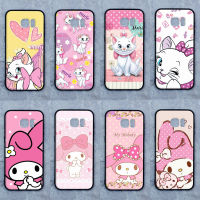 เคส Samsung S7 edge ลายแมวมาลี-เมโลดี้ ขอบนิ่มหลังแข็ง เคสมือถือ เคสสกรีน uv case เคส TPU ไม่ขูดตัวเครื่อง ไม่กัดขอบ ปกป้องมือถือได้ดี