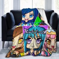 2023 in stock HGWHGS Lightweight Throw Blanket Hypoallergenic , Krew Its-Funneh All Protagonists Throw Blanket Ant，Contact the seller to customize the pattern for free