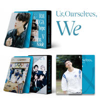 LOMO CARD Folio Us, Ourselves, and BTS WE บีทีเอส โลโม่การ์ดแบบ 2 ด้าน โค้งมน ไร้ขอบ 54 ชิ้น/กล่อง ขนาด 8.7×5.7 ซม. KPOP จ็องกุก จีมิน วี ชูกา อาร์เอ็ม  จิน เจ-โฮป  JK