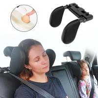 Car Seat Headrest Pillow Adjustable Head Support Pillow Car  Interior U Shaped Pillow Travel Sleeping Cushion for Kids Adults Seat Cushions