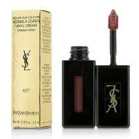 YvessaintLaurent Vernis Vinyl Cream Stain #407 Carmin Session 0.18 oz