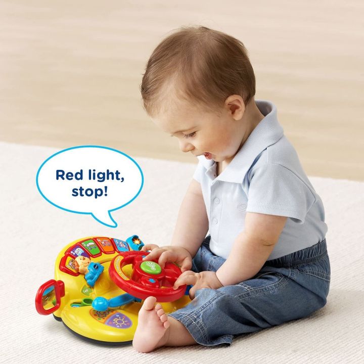 พร้อมส่ง-ของเล่น-พวงมาลัยขับรถ-vtech-turn-and-learn-driver-เสริมพัฒนาการ-เด็ก-ทารก-นำเข้าจากอเมริกา-usa