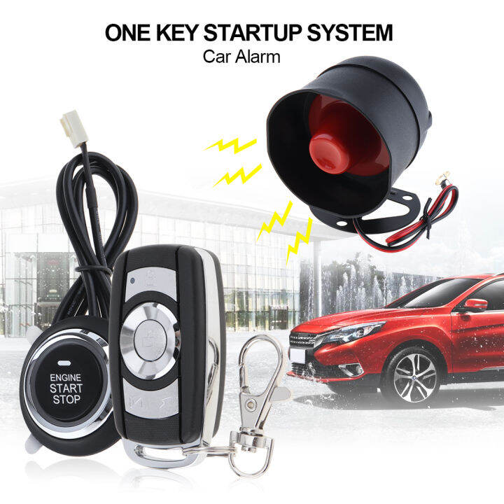 Universal ABS 12V Car Alarm System Remote Start Stop Engine System with