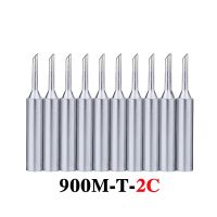 MMVXCN ร้อน-10ชิ้น/ล็อตเครื่องเชื่อมเหล็กเคล็ดลับ900M-T-2C โลหะตะกั่วหัวเชื่อมอะไหล่สำหรับ936อุปกรณ์เชื่อมสายไฟ