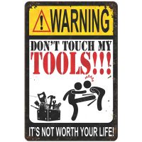 Creativity WARNING DON 39;T TOUCH MY TOOLS!!! Car Stickers Decal Anime Cute Car Accessories Decoration Pegatinas Para Coche