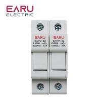 【YF】 2P Din Rail Solar PV DC Fuse Holders suitable for 10x38mm Link Photovoltaic System Protection Protector