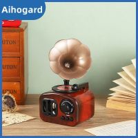 Retro Phonograph Music Box Classical Speaker Creative Home Decoration Home Classic Ornament Kids Toy Mini MusicBox Crafts Gift