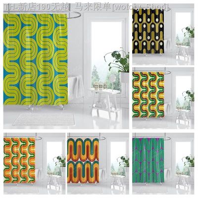 【CW】✕  fabric shower curtains curtain accessories for 180x200 240x200 boho decoration abstract