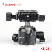 SUNWAYFOTO XB-28II ขาตั้งกล้องหัวบอลขนาดเล็กสำหรับกล้อง DSLR Tripode หัวบอลมืออาชีพอลูมิเนียม Monopod หัวบอลพาโนรามา