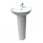 Chậu rửa mặt lavabo Inax L-285V L-288VD treo tường Chân Dài