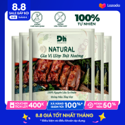 Combo 5 gói Natural Gia vị Ướp Thịt Nướng 10gr Dh Foods