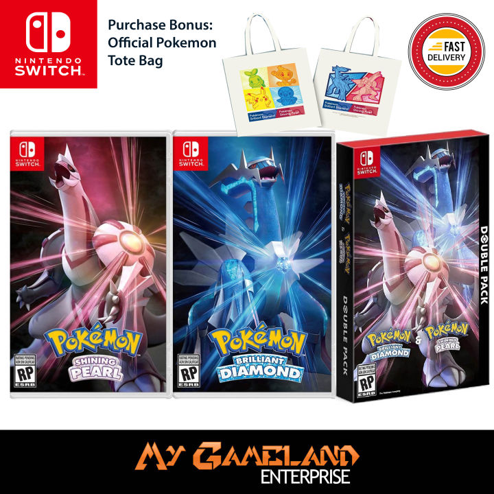 Pokemon Brilliant Diamond / Shining Pearl Double Pack (English) for  Nintendo Switch