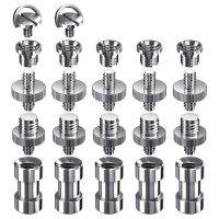 22 Pcs Sekrup Tripod Adaptor Converter Ring Sekrup Pack(1/4 Male untuk 1/4 Pria 1/4 Male untuk 3/8 Pria 1/4 Perempuan untuk 3/8 Pria 1/4 Fema