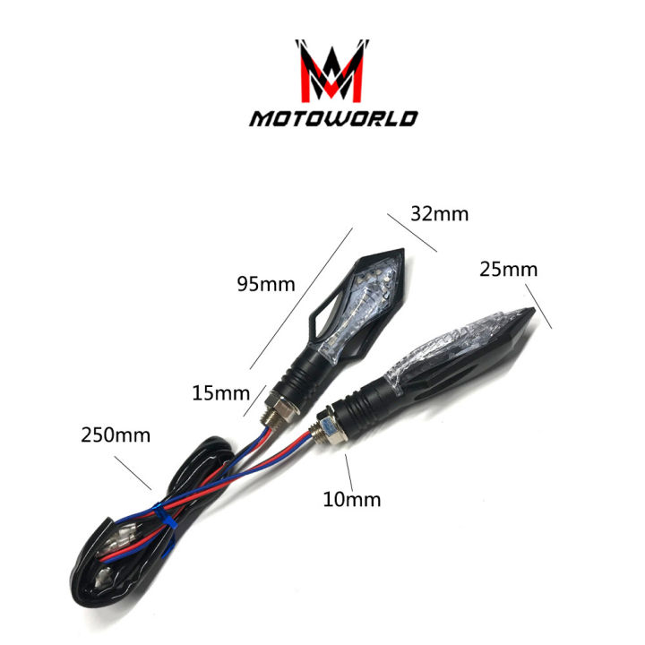 motoworld-ไฟเลี้ยว-led-ไฟเลี้ยวสำหรับมอเตอร์ไซค์-ไฟเลี้ยว-2-สี-ไฟให้สัญญาณขณะเลี้ยว-ไฟสี-ส้ม-แดง-อุปกรณ์เสริมสำหรับมอเตอร์ไซค์