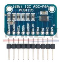 16 บิต I2C ADS1115 โมดูล ADC 4 ช่องพร้อม Pro Gain Amplifier RPi Development Board