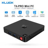 T4 Pro Mini PC Windows 10 Intel N3350 4GB + 64GB Quad-Core 2.4G/5G Dual WiFi Bluetooth 4.0 รองรับ 4K Display Gigabit Internet Mini Computer