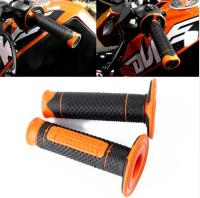 ลองใช้มือจับยาง24มม. ขวา22มม. มือจับสำหรับ Ktm Exc Duke 350ดยุค200 690สำหรับโลโก้ KTM RC200 390 690 990