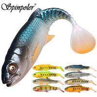 【hot】❇﹍ Spinpoler The Soft Bait Fishing 6.5cm 8.5cm 10.5cm 12cm Paddle Tail Mouth Jig Wobbler Tackle