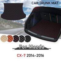 สำหรับ CX-7 Mazda 2014 2014 2015 2016 CX7ลำต้นเสื่อปูพื้นไลเนอร์กระบะแผ่นรองเท้าบูทรถลำเลียงลำต้นอุปกรณ์ Alas Bagasi Mobil