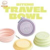 Bite Me Portable Foldable Travel Bowl (Pastel) ถ้วยสำหรับใส่น้ำเเละอาหาร สำหรับสัตว์เลี้ยงแบบพับได้