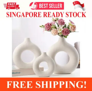 Decorative Ceramic Flower Vase, Origami European Style Modern Vases for  Desk Decoration, Flower Pot for Home, Living Room, Bedroom.