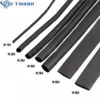 【YF】❡  8 Meter/set Shrink Tube kit 1/2/3/4/5/6/7/8MM 2:1 Tubing Shrinkable Sleeving Wrap wire