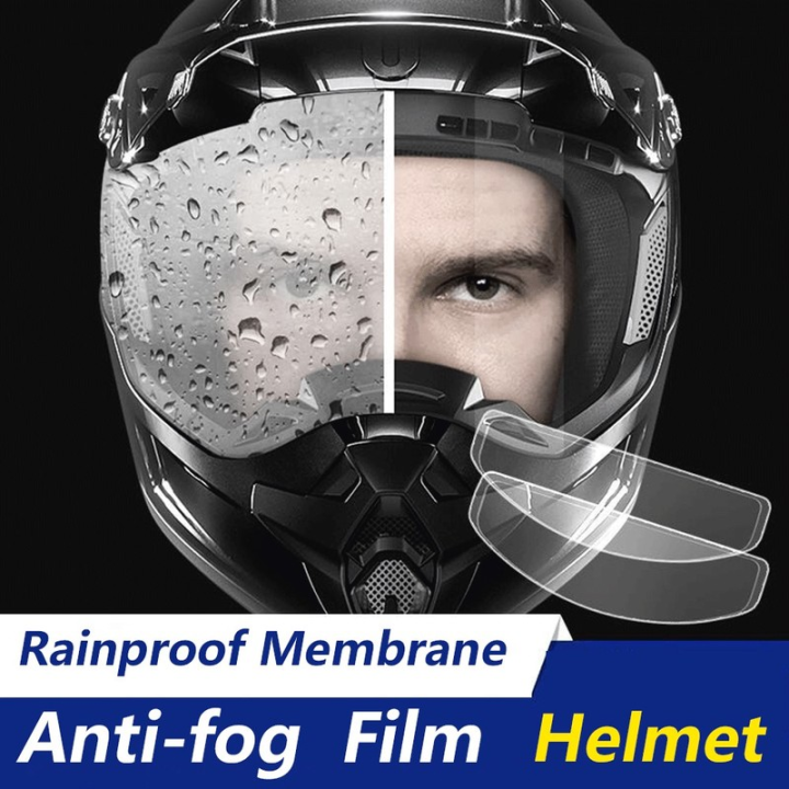 EKLEVA Universal Motorcycle Helmet Antifog Film and Rain Film Durable