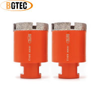 BGTEC 2ชิ้นเส้นผ่าศูนย์กลาง45มิลลิเมตรเพชรเชื่อมเจาะแกนบิต (เปียก) 58-11กระทู้สำหรับการขุดเจาะหินแกรนิตและ Marbel หลุมเลื่อย