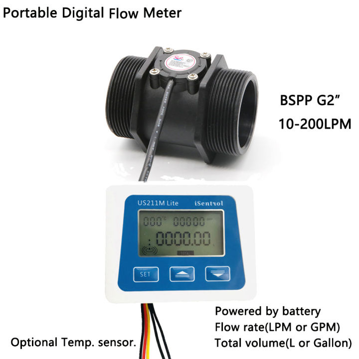 us211m-lite-usn-hs20ta-10-200lmin-2-digital-flow-meter-flow-reader-compatible-with-all-our-hall-effect-water-flow-sensor