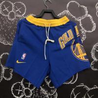 Hot Pressing Basketball Pocket Shorts 2022 Mens Golden State Warriorss Blue Cotton Shorts