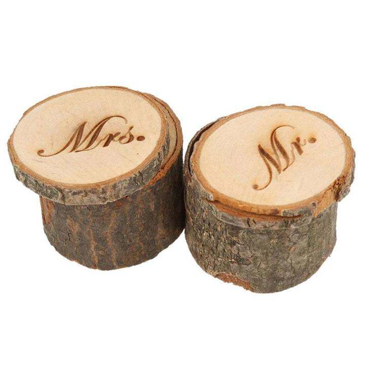 2pcs-mr-amp-mrs-shabby-chic-rustic-wedding-ring-pillow-holder-box-made-of-wood