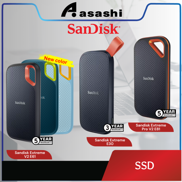 Sandisk Extreme / ExtremeV2 / Extreme Pro V2 E30 / E61 / E81 250GB