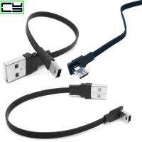 Mini USB B MICRO USBType 5pin Male 90  Angled to USB 2.0 Male Data Cable PHONE Wires  Leads Adapters