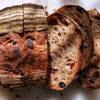 Hybrid sourdough Cranberry raisin walnut | Under Over Bake Laboratory