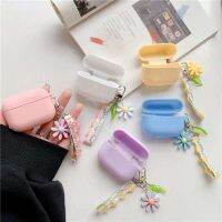 ✁ For AirPods Pro Case luxury Korea Lace flower colorful Keychain silicone Earphone case Air Pods Pro 3 fundas airpods pro case