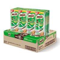[พร้อมส่ง!!!] ไมโล นมยูเอชที รสช็อกโกแลตมอลต์ 180 มล. แพ็ค 48 กล่องMILO Chocolate Malt UHT 180 ml x 48 Boxes