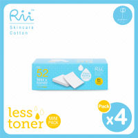 [แพ็คสี่] Rii 52 Less Toner Cotton Pads mini 60 pcs./Box