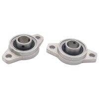 2Pcs KFL002 KFL Series 15mm Zinc Alloy Mounted Block Cast Housing Self-aligning Pillow Bearing