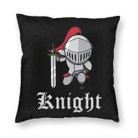 Cute Templar Warrior Throwing Pillow Case Decorated with Medieval Crusader Pillow Case 45X45cm Living Room Pillow Case  (Double sided printing design for pillow)