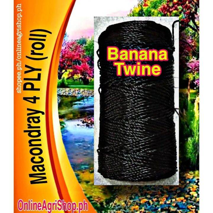 4 PLY NYLON BANANA TWINE 300 METERS (MACONDRAY) Lazada PH