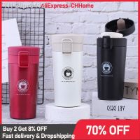 ▧◎ 20pr3412 Caneca De Café Viagem Térmica Garrafa Térmica Aço Inoxidável Copos Copo Frasco Vácuo Água Thermo Chá Thermocup 380ml