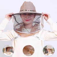 ตาข่ายหมวกตกปลาหน้ากากป้องกันแสงแดด Hot Beekeeper Anti Bee หมวกเก็บแมลงยุงสุทธิกลางแจ้ง Sunshade Head Covers