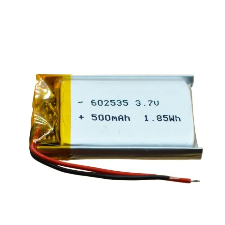 602535 polymer lithium ion battery 3.7v 500mah li-ion battery lipo ...