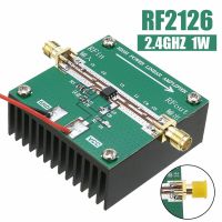 RF2126ความถี่วิทยุแบบบรอดแบนด์400-2700MHZ เครื่องขยายเสียง2.4GHZ 1W สำหรับ Bluetooth แฮมเครื่องขยายสัญญาณวิทยุพร้อมฮีทซิงค์