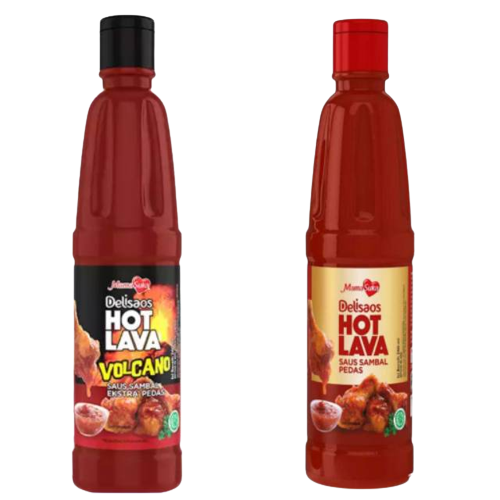 MamaSuka Delisaos Hot Lava Volcano Sauce Halal 160ml Mama suka Saus ...