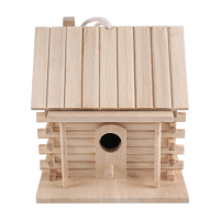 Bird House Wall-Mounted Wooden Nest Dox Nest House Bird House Bird Box Wooden Box Cage Decoration Garden Ornament